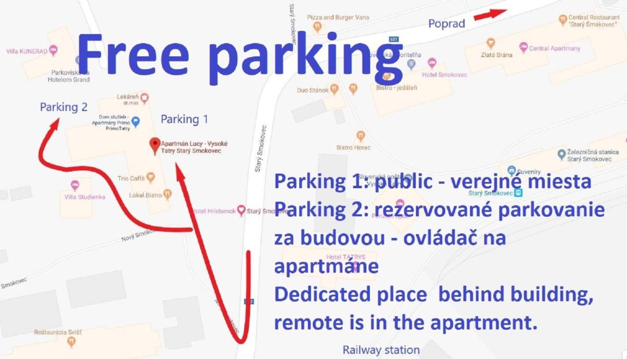 Vysoké Tatry Apartment Lucy - Primo Tatry Stary Smokovec מראה חיצוני תמונה